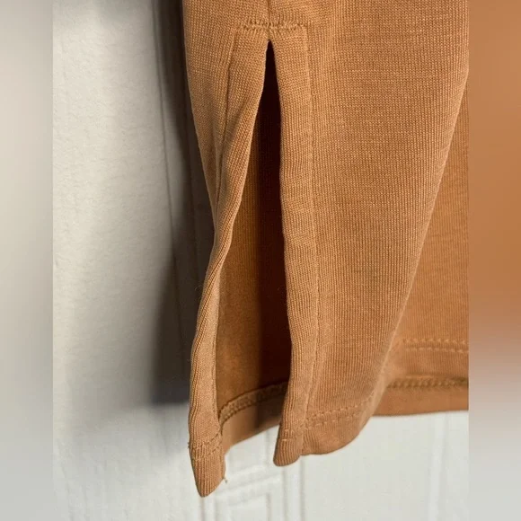 J. Jill Relaxed Fit Tan V-Neck Short Sleeve Pocket Tee Size XL Oversized - Picture 5 of 11